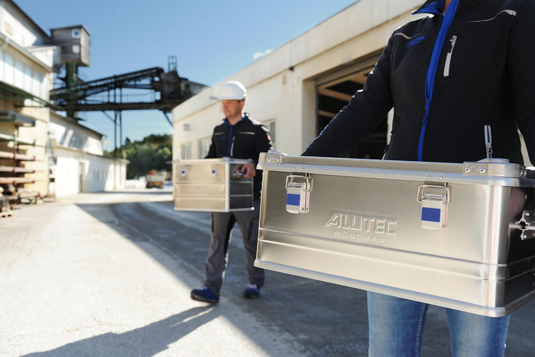 ALUTEC Aluminiumbox INDUSTRY 27 (Inhalt 27 l, Innenmasse (LxBxH) 350 X 245 X 315 mm, staub-/spritzwa