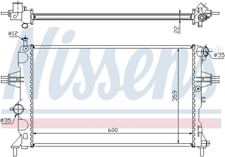 Nissens 630041 Wasserkühler