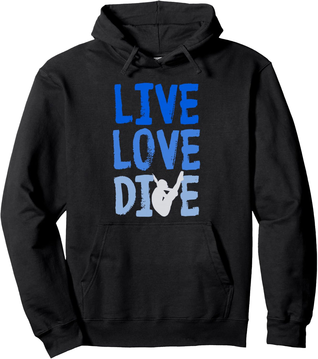Sprungbretttauchen Zitat Wasserspringer Trainer Geschenk Pullover Hoodie