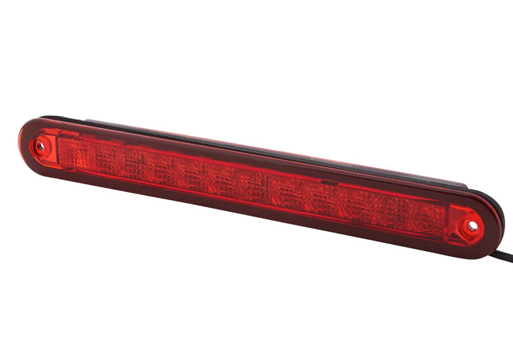HELLA - Zusatzbremsleuchte - LED - 24V - Einbau - Lichtscheibenfarbe: rot - LED-Lichtfarbe: rot - Ka