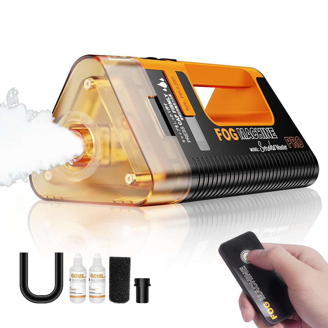 LENSGO Nebelmaschine, Handheld Smoke Master Pro Outdoor-Fernbedienung, Mini-Rauchmaschine, tragbare