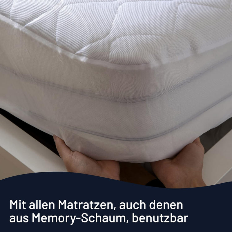 Imetec Scaldasonno Adapto, Maxi-Spann-Wärmeunterbett für Einzelbett, 195x90 cm, geringer Stromverbra