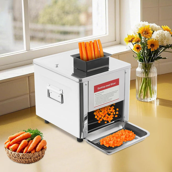 Fleischschneidemaschine Fleischschneider 850 W, 310rpm kommerzielle Fleischschneidemaschine aus Edel