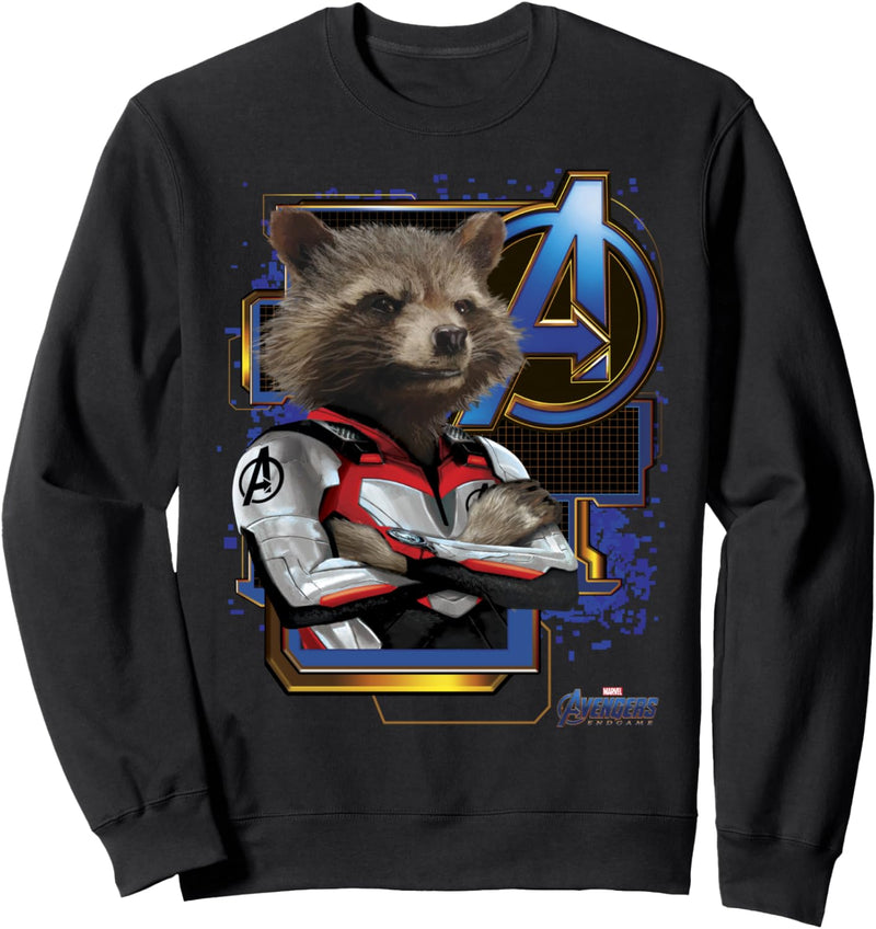 Marvel Avengers: Endgame Rocket Space Suit Portrait Sweatshirt