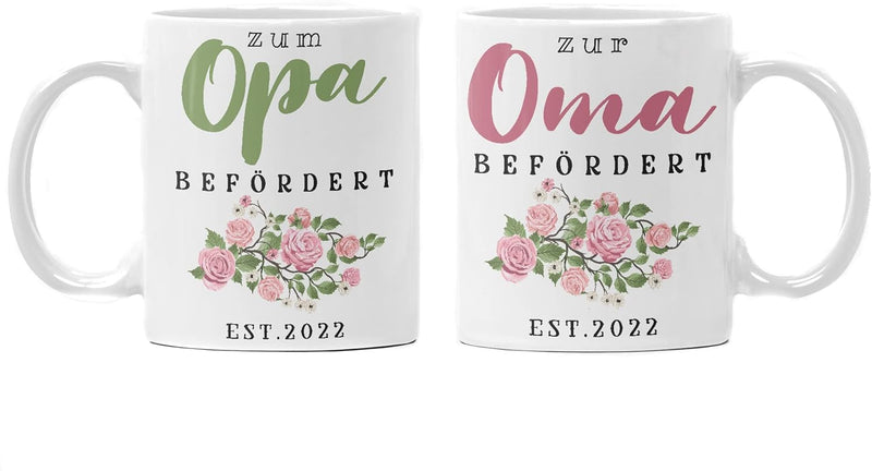 Trendation - Ihr werdet Oma und Opa 2022 Geschenke Schwangerschaft Verkünden Überraschung Baby Du Wi