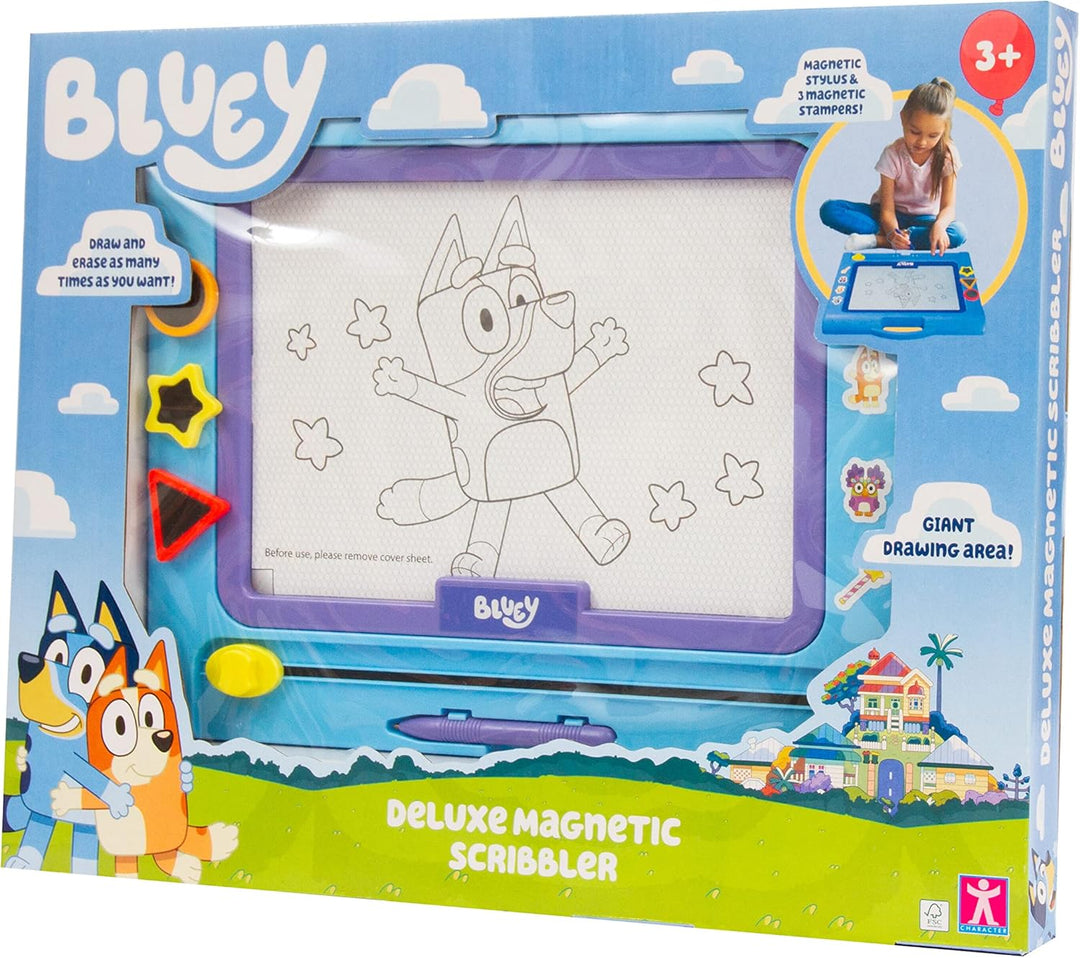 Giochi Preziosi - Bluey Giant Magnettafel zum Zeichnen von Lieblingscharakteren der Serie, inklusive