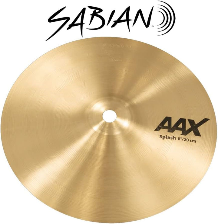 Sabian 8" AAX Splash, Brillant Finish 8 Inch Splash, 8 Inch Splash