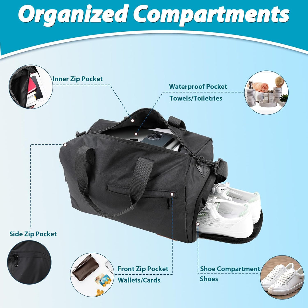 Romon Sporttasche Reisetasche, Sportbeutel Sporttaschen Schwimmtasche Duffle Bag Trainingstasche mit