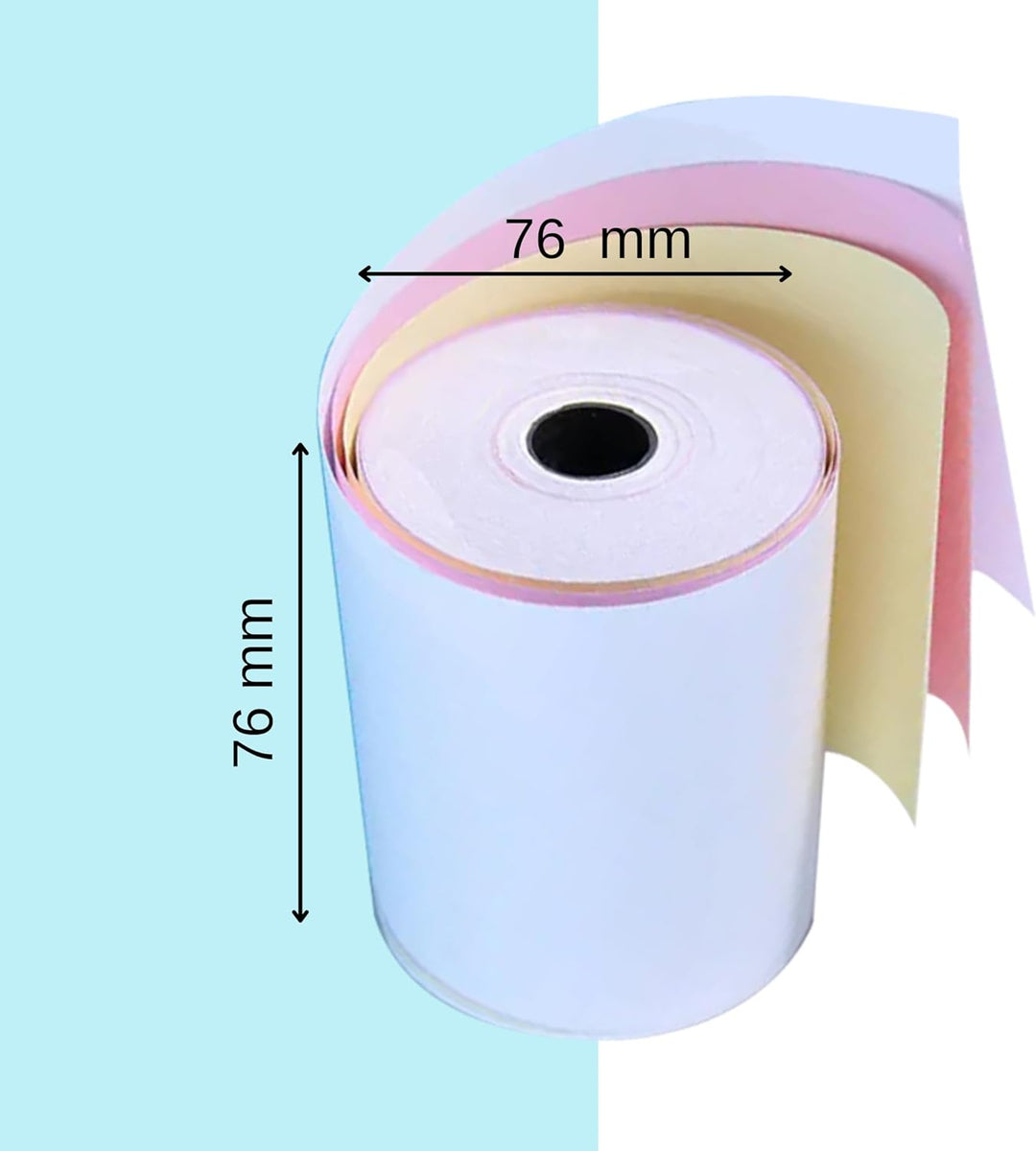 EPOS Kassen-Drucker, 3-lagig, 3-lagig, Karbonlos, EPOS-Kassen-Drucker, Quittungsrollen, Box mit 20 S