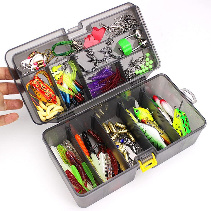 Fischköder Kunstköder Set, Angelköder Meer Wobbler Gummifisch Minnow Crankbait Barsch Forelle Hecht