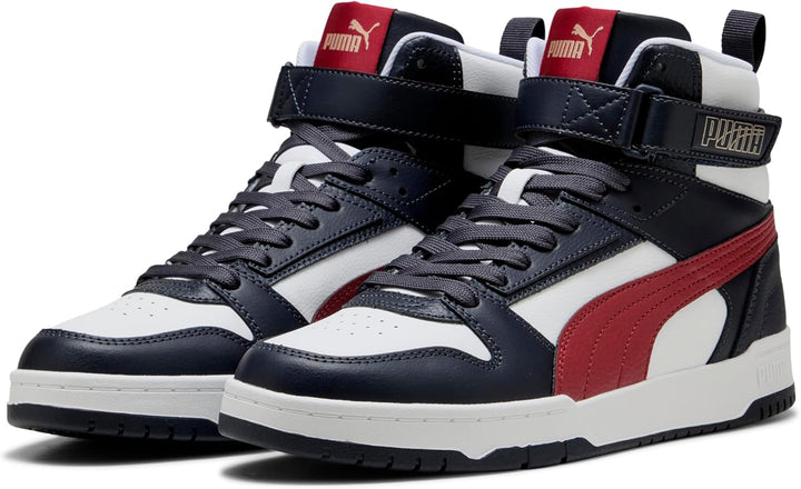 PUMA Unisex Rbd Game Sneaker 42 EU New Navy Dark Crimson Puma White, 42 EU New Navy Dark Crimson Pum