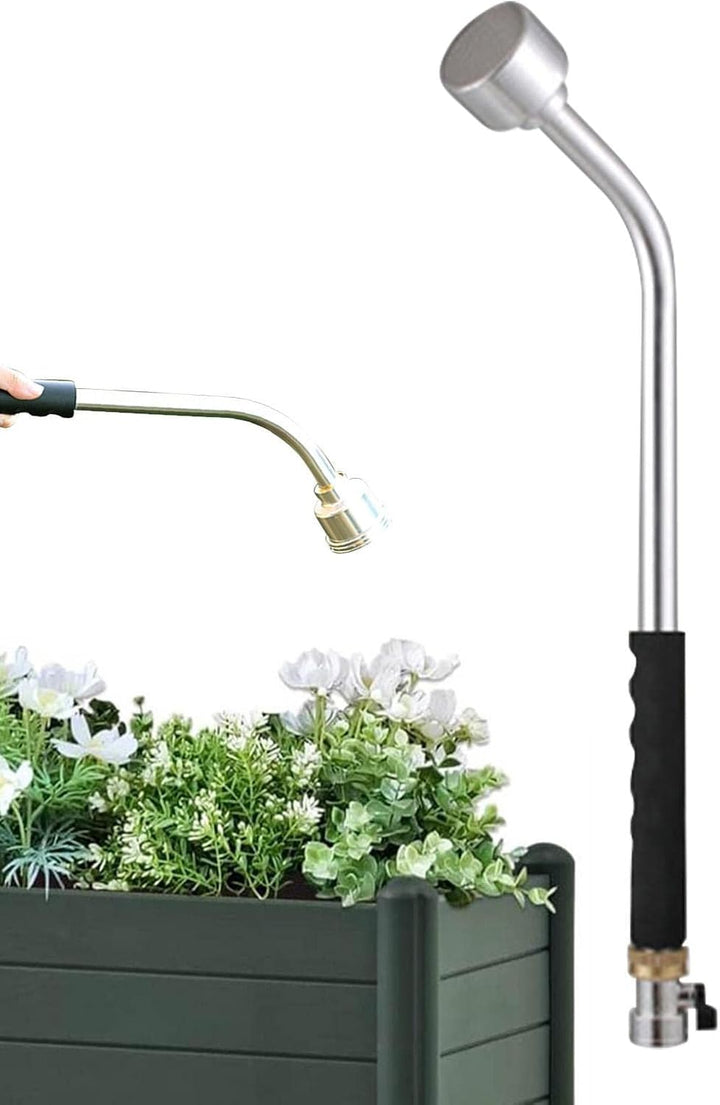 Pratvider Giessstab Heavy Duty | Sanfter Bewässerungsstab mit Absperrventil | Langer Wassersprühstab