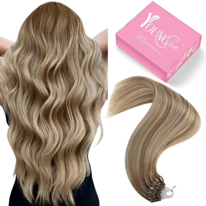 40cm Microring Extensions Braun Blond Microring Extensions Echthaar 1g Ombre Echthaar Extensions Mic