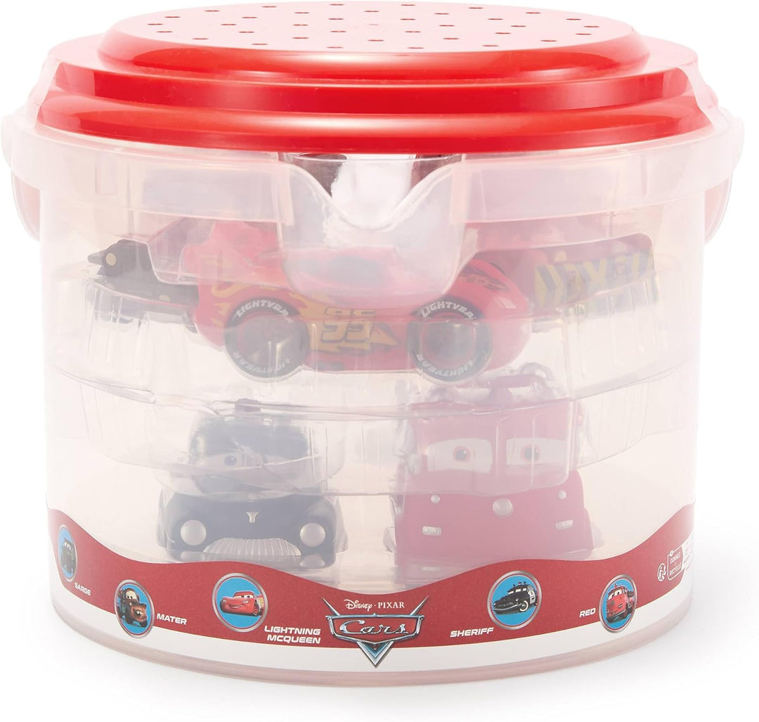 Disney Store Official - Pixar - Cars - Badespielzeugset - 5 Teile - Mit Lightning McQueen, Mater, Lu