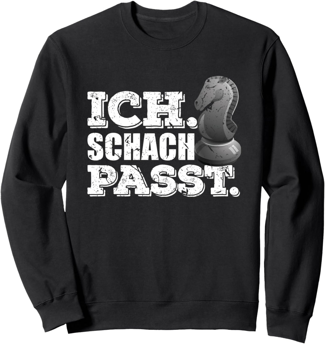 Schach Schachbrett Schachspieler Schachfigur Chess Geschenk Sweatshirt