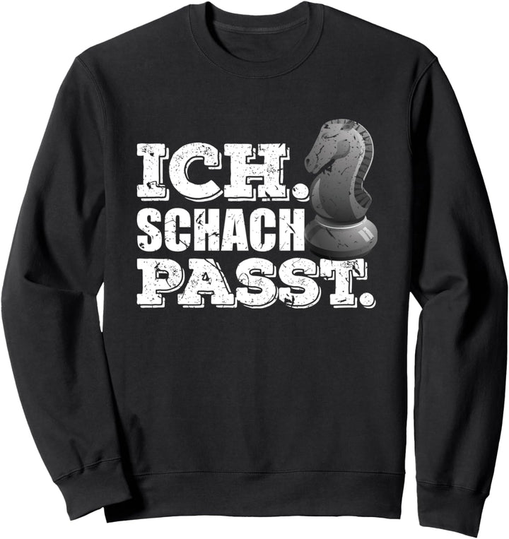 Schach Schachbrett Schachspieler Schachfigur Chess Geschenk Sweatshirt