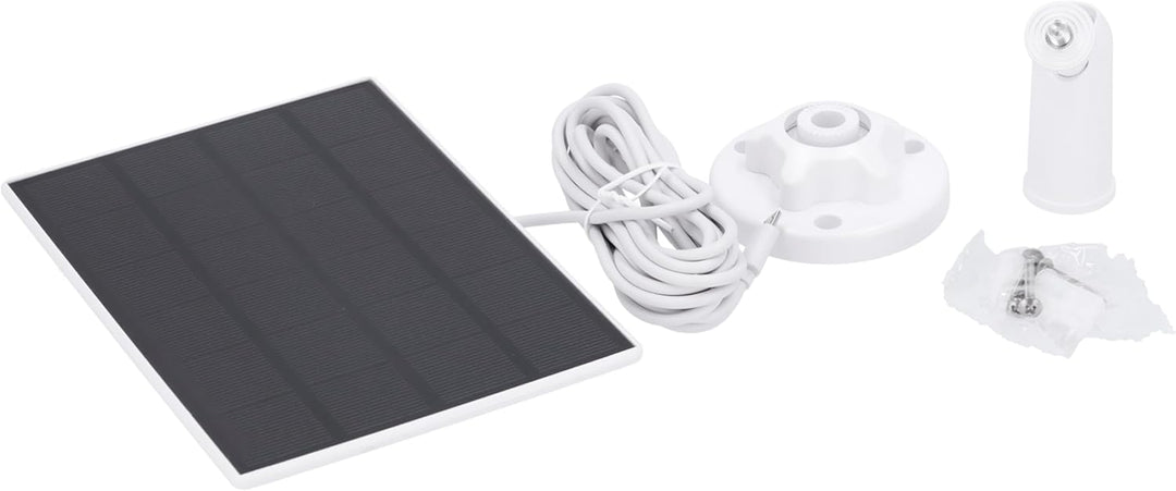 NIVIAN Solarpanel für IP-Sicherheits- und Überwachungskameras mit Akku, kompatibel mit Ezviz C3A und