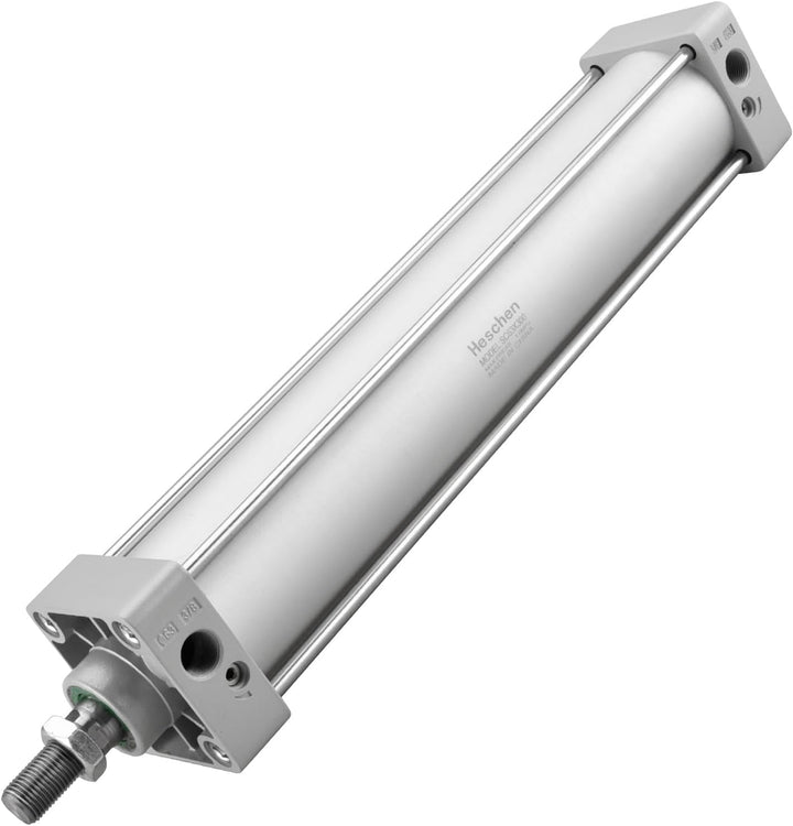 Heschen Pneumatischer Standard-Luftdruckzylinder, SC 63-300, PT3/8 Anschluss, 63mm Bohrung, 300mm Hu