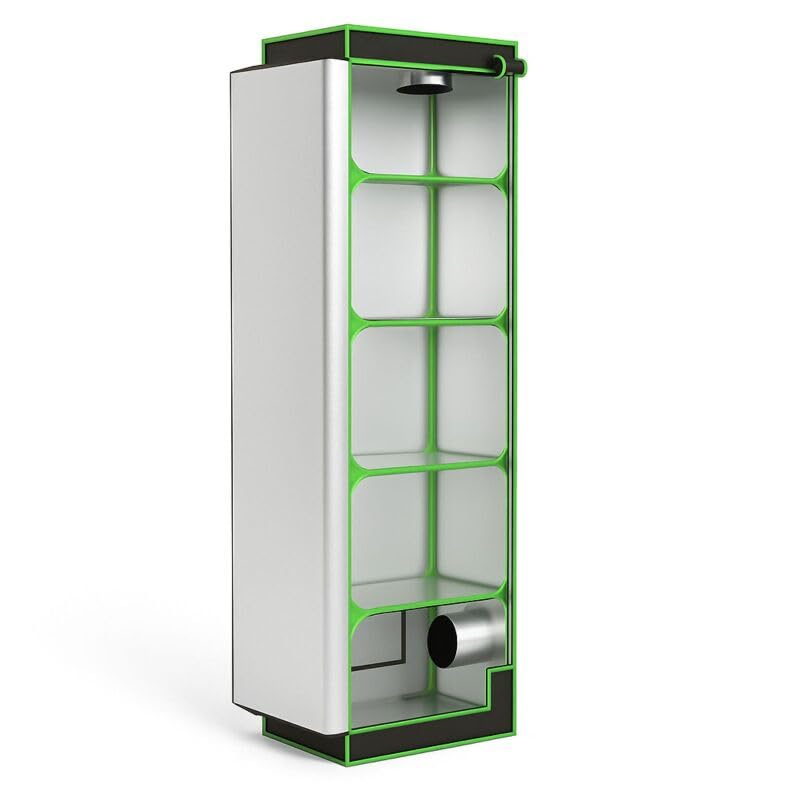 Weedness Dark Box Grow-Box für Indoor-Zucht 60x40x200 cm Propagator - Zuchtzelt Growschrank Growzelt