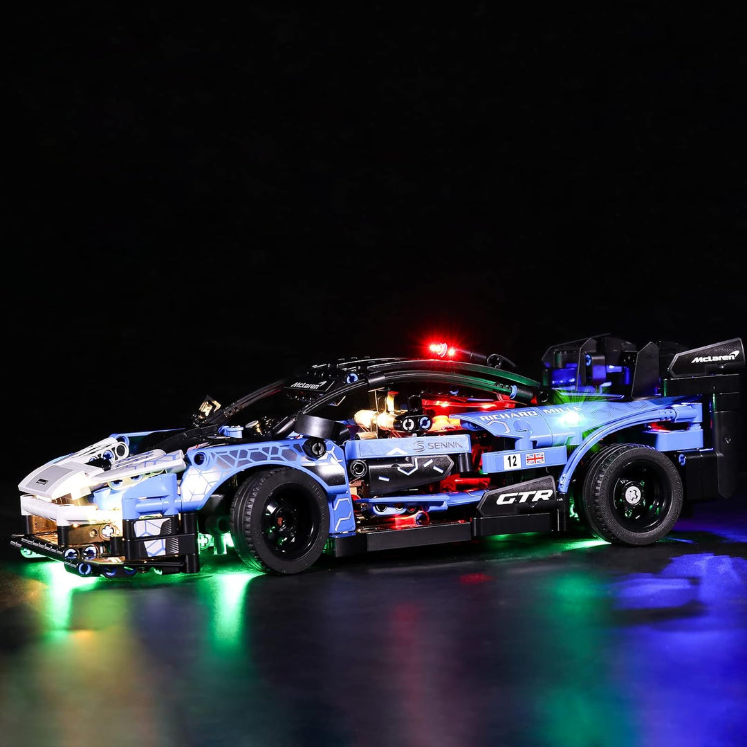 LocoLee Led Licht Set Kompatibel mit Lego McLaren Senna GTR,Dekorations Led Beleuchtungs Set Compati