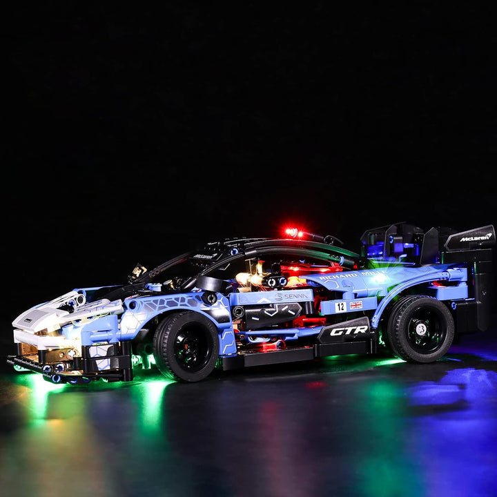 LocoLee Led Licht Set Kompatibel mit Lego McLaren Senna GTR,Dekorations Led Beleuchtungs Set Compati