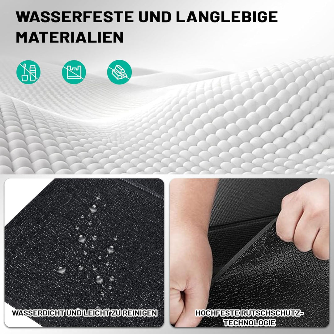 Faltbare Bodenschutzmatte Fitnessgerät (120*80/200*90 cm) - Laufband Matte 6mm Dicke - langlebig, ru