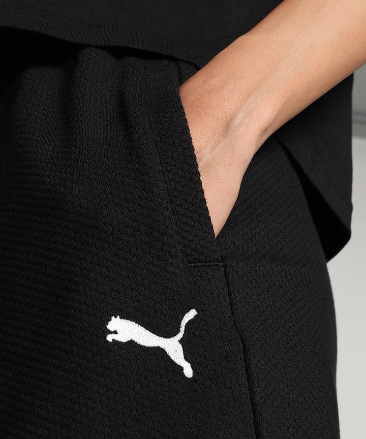 PUMA HER Damen Straight Leg Hose S Puma Black, S Puma Black