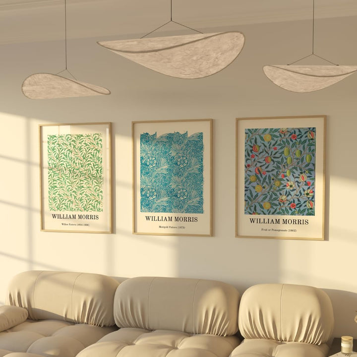 ZoeyAustin® 3 Doppelseitiges Kunstdruck Poster Set, DIN A3 (30cm x 42cm), Stilvolles Wandposter, 6 W