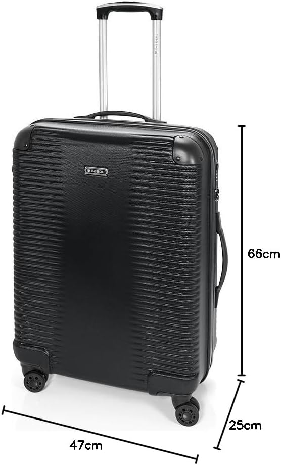 Gabol Trolley M Waage. Koffer 50 cm, grau (Grau) - 115946 016, Grau