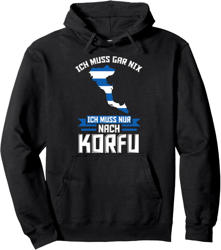Korfu Urlaub Griechenland Pullover Hoodie