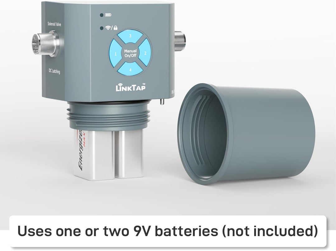 LinkTap Q1 Drahtlose Bewässerungscomputer, Erfordert Gateway, 4-Zonen Smart Bewässerungssteuerung, 4