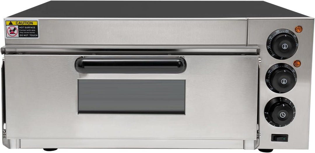 Pizzaofen für den Innenbereich, elektrischer 2000W Pizzaofen für die Arbeitsplatte, modernes Design,