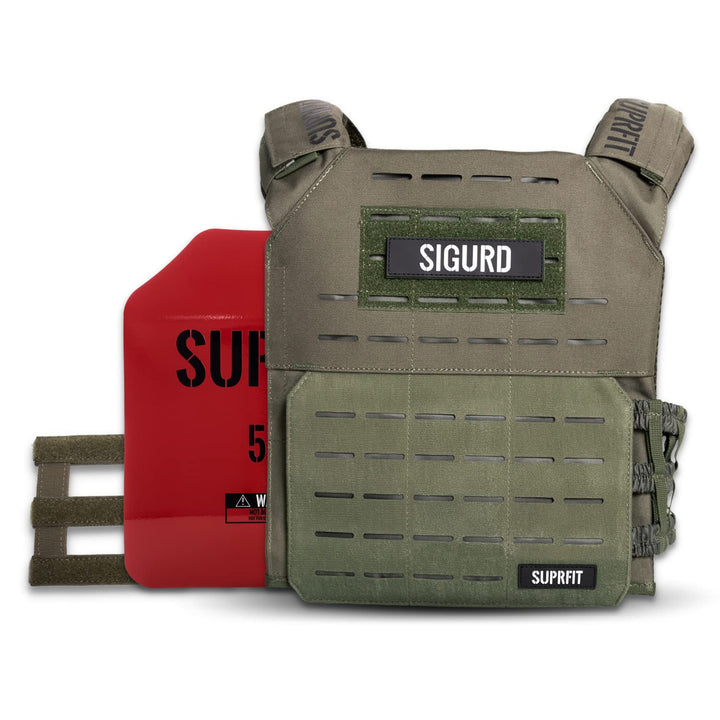 SUPRFIT - Sigurd 3D Gewichtsweste für Calisthenics, Krafttraining & Crossfit - Verstellbare Weight V