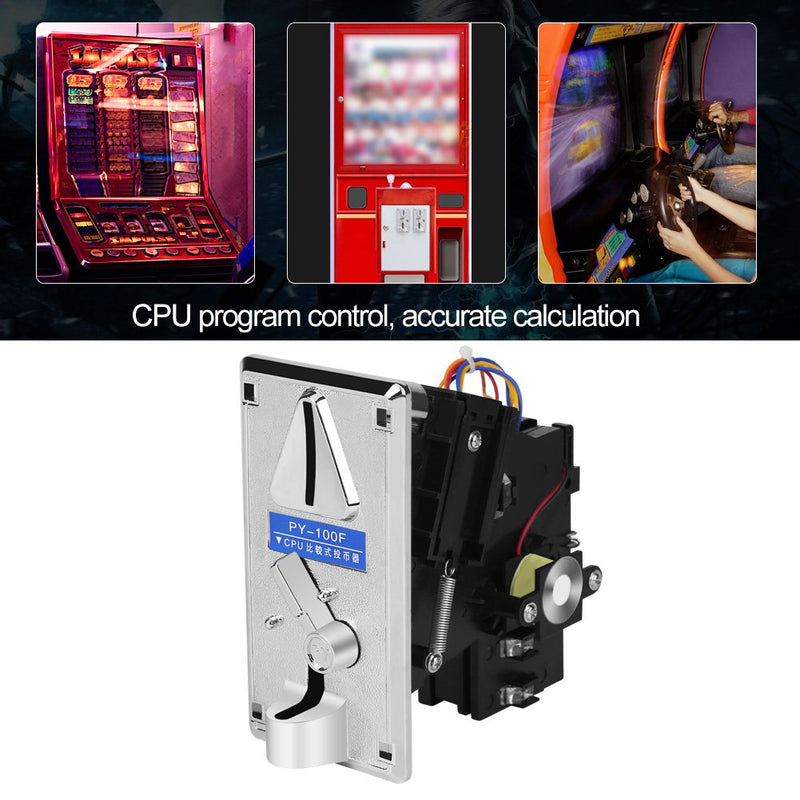 CPU-Münzprüfer, Elektronischer Multi Münzeinwurf Coins Geldspieler für Automaten Arcade Spiel Unters