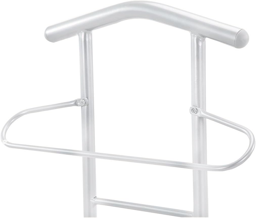 CARO-Möbel Herrendiener Stummer Diener Kleiderständer JIVO, in schwarz,121 cm, Garderobe mit Hosenbü