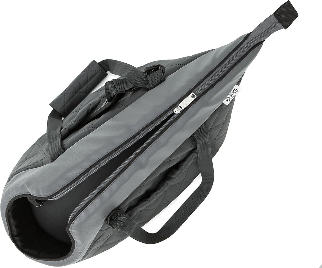 Hundetragetasche aus Kunstleder – Hundetransporttasche für kleine Hunde und Katzen bis 3 kg - prakti