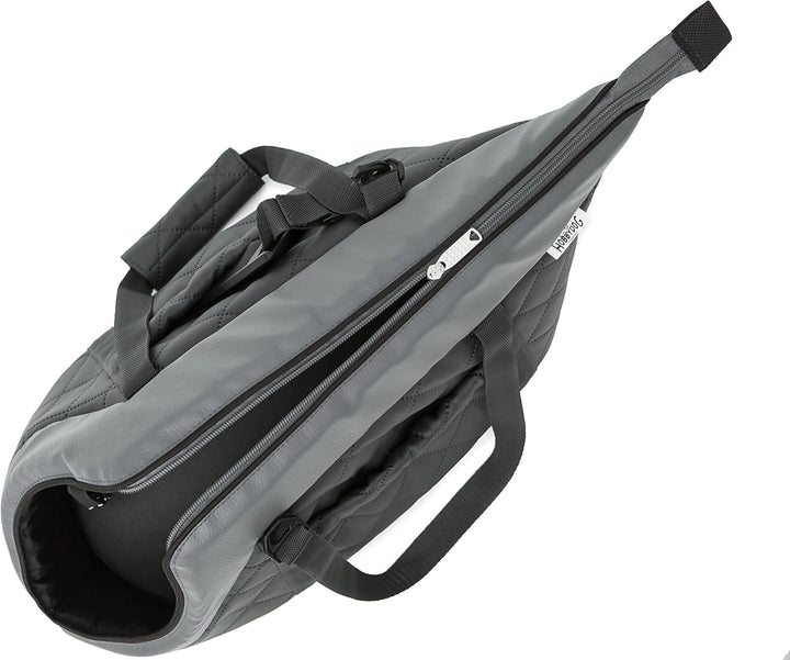 Hundetragetasche aus Kunstleder – Hundetransporttasche für kleine Hunde und Katzen bis 3 kg - prakti