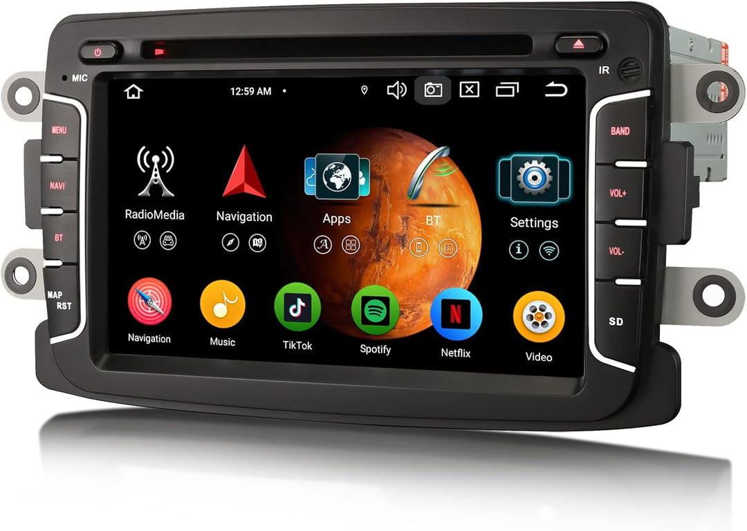 Acht-Kern Android 14 DAB+ Autoradio Für Renault Dacia Sandero Lodgy Duster Logan Dokker 2012-2020 mi