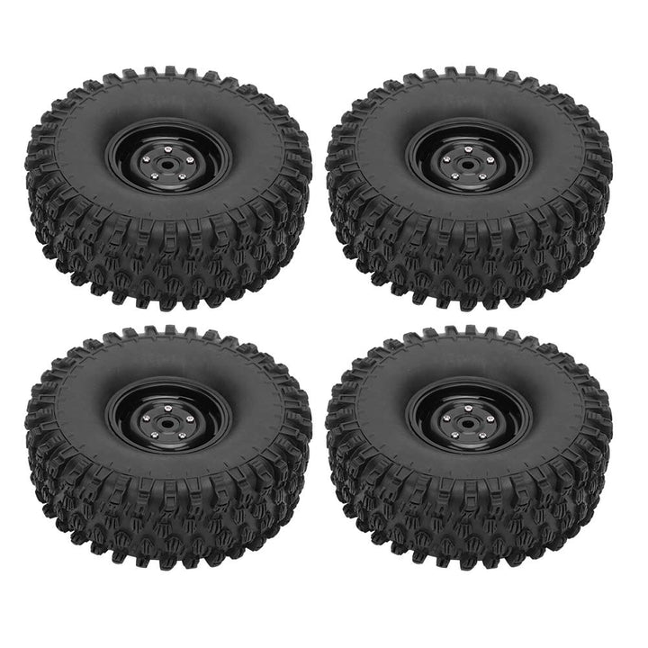 4 Stück 1.9-Zoll-Felgengummi-Reifenhaut,1/10 RC-Reifen, aufblasbare Reifen-Upgrade-Ersatzteile Remot