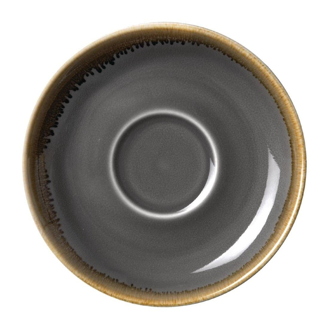 Olympia Kiln-Untertasse in rauchiger Farbe, 160 mm, mit neuen nützlichen Funktionen für ein besseres