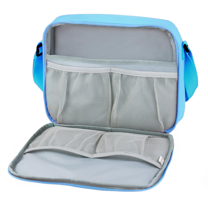 Annmore Tasche für TIMIO Starter Kit, mit Netztaschen für 4 Satz 20 Discs, Blau, Blau