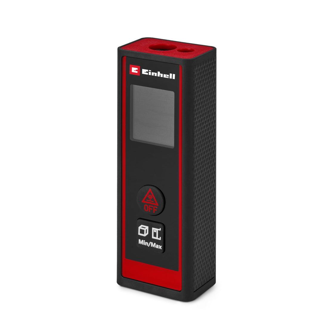 Einhell Laser Entfernungsmesser TC-LD 30 R (30 m max. Messbereich, Messmodi Distanz, Fläche, Volumen