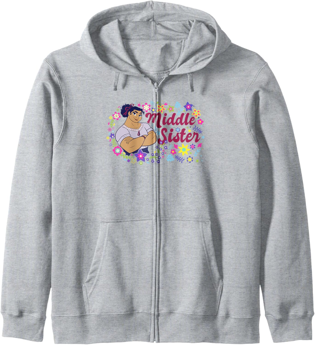 Disney Encanto Luisa Middle Sister Floral Family Kapuzenjacke