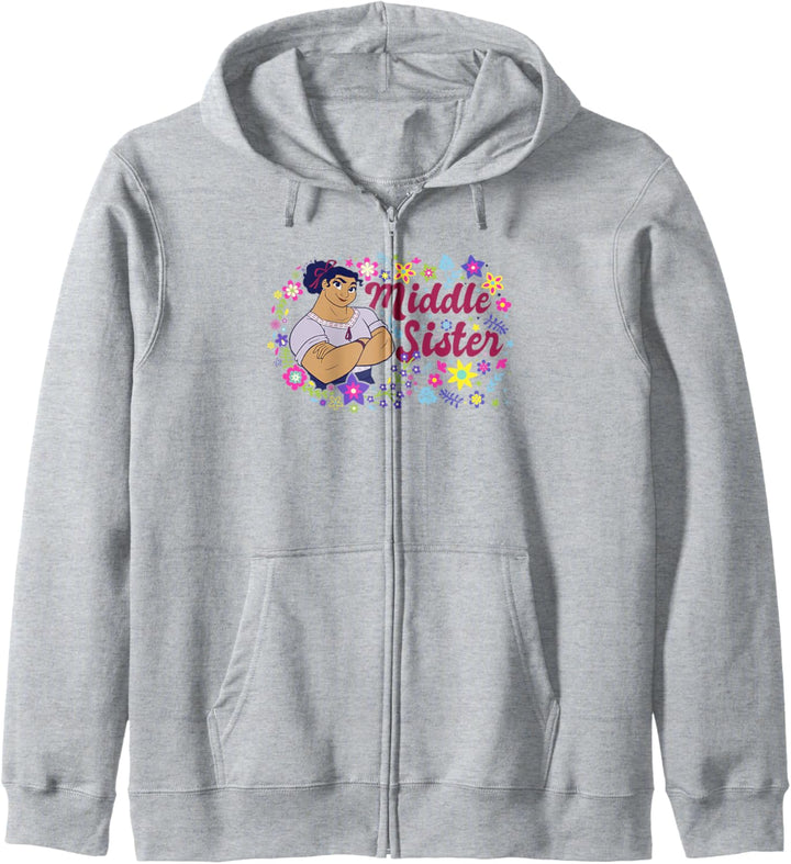 Disney Encanto Luisa Middle Sister Floral Family Kapuzenjacke