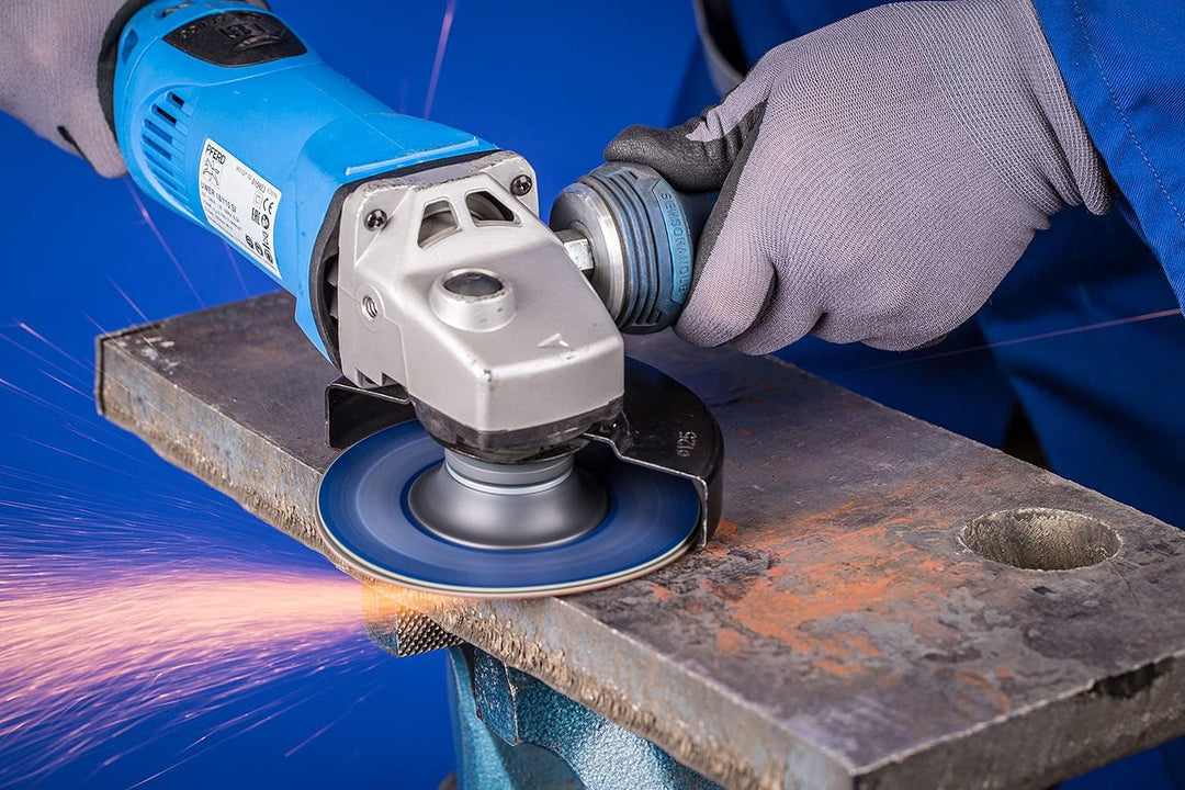 PFERD Fiberscheiben-Set, 10-tlg. | Korund Ø125mm A36, 60, 80 mit GT-Stützteller | 64198001 – Univers