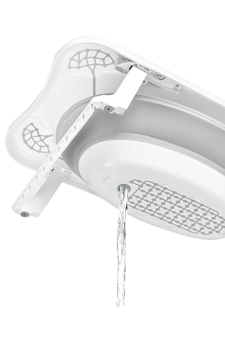Grosse Faltbare Babywanne, Babywannen Set mit 33Liter, Baby Wanne Inkl. Badewanneneinsatz, Baby-Haar