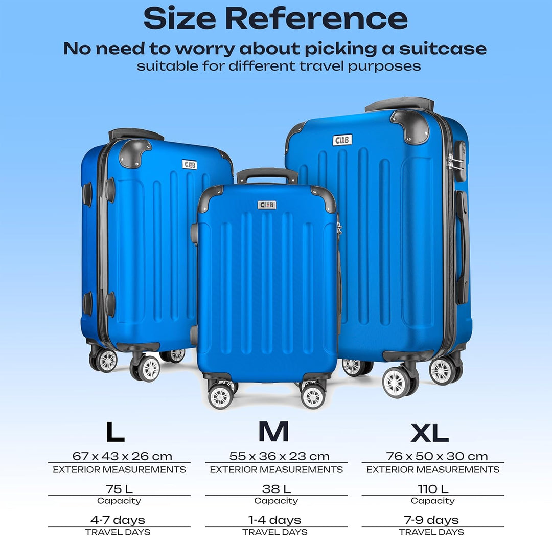 POSH Hartschalenkoffer Koffer & trolleys rollkoffer handgepäck reisekoffer mit Rollen | Koffer gross