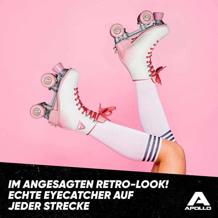 Apollo Disco Roller, Classic Roller | Rollschuhe für Kinder und Erwachsene | grössenverstellbare Qua