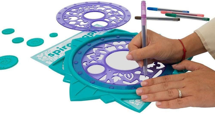 Grandi Giochi Spirograph Maker, Set zum Erstellen von Mandala, CLG09000