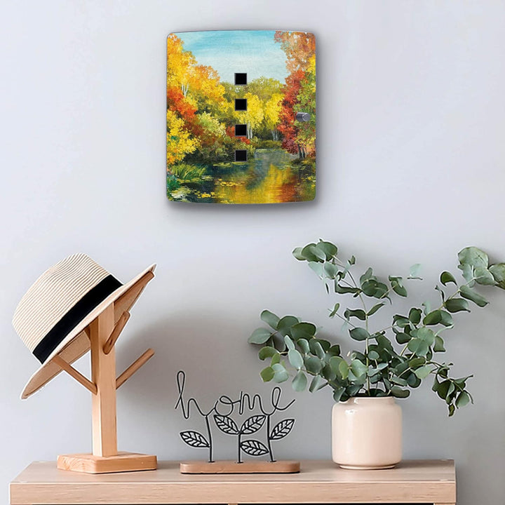 banjado Design Schlüsselkasten aus Edelstahl für 10 Schlüssel/Schlüsselschrank zur Schlüssel Aufbewa